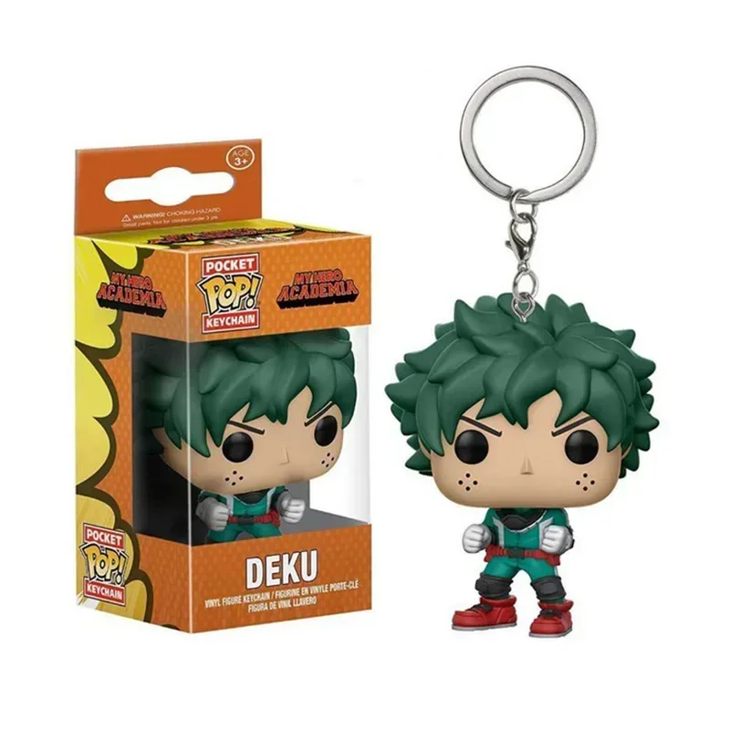 Funko Pop Брелок Игрушка My Hero Academia Deku Kyoka Jiro Neito Monoma Izuku Midoriya Shoto Todoroki All Might Bakugo ПВХ