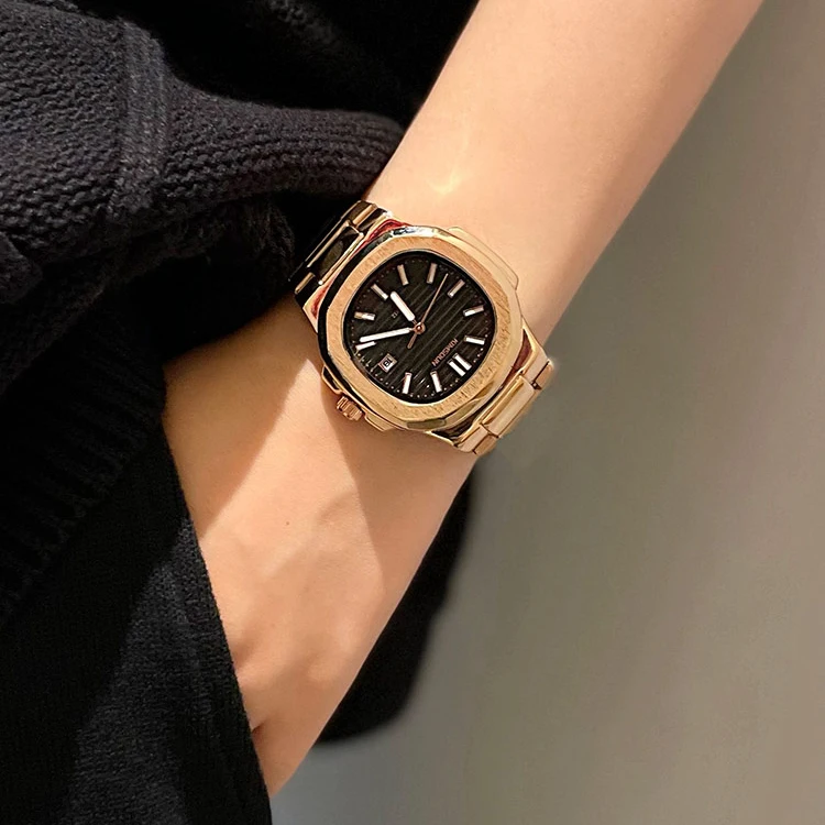 Luxury Designer Rose Gold Watch for women His Hers Watch Sets Quartz Waterproof Lover Watches Free Shipping Moda Mujer Kol Saati