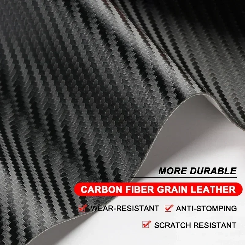 Защитная Наклейка на порог автомобиля из углеродного волокна 4 шт. автомобильные