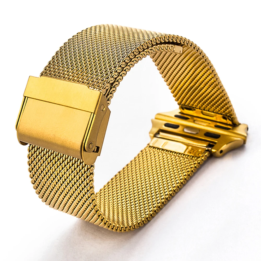 44MM Stainless Steel Strap For IWO Series 6/7 Smart Watch DT7 Pro W27 Pro/Max Smartwatch Belts HW67 X8 Max W37 T100 I7 Pro HW22