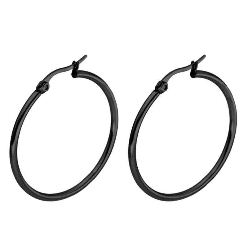 

Fashion stainless steel earrings exaggerated big circle earrings female earrings