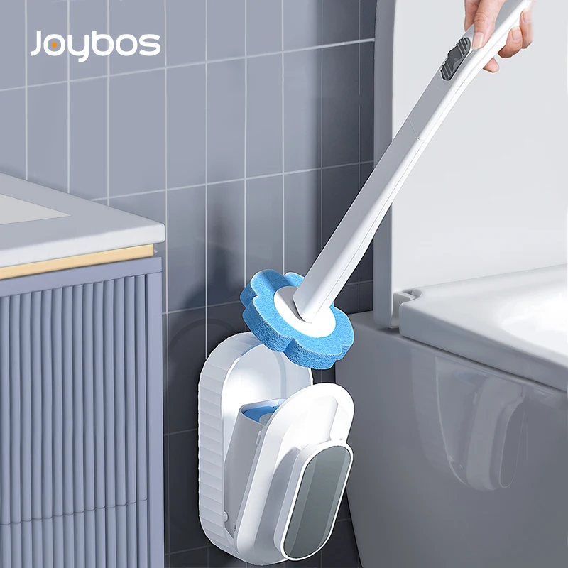 Bathroom Toilet Brush Replacement Brush Head Wc Accessories Disposable Toilet Brush Cleaning Liquid Wall-Mounted Cleaning Tool