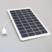 5W 5V Solar Panel USB Solar Charger Panel Outdoor Portable Climbing Fast Charger Travel DIY Solar Charger Generator Mobile Phone