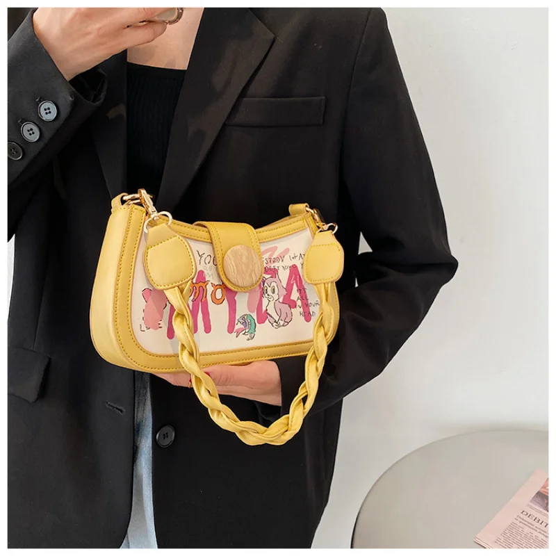 2023 Shoulder Bags for Women  Women Luxury Handbag PU Leather Simple Underarm Shoulder Bags Totes Purse Pouc designer luxury