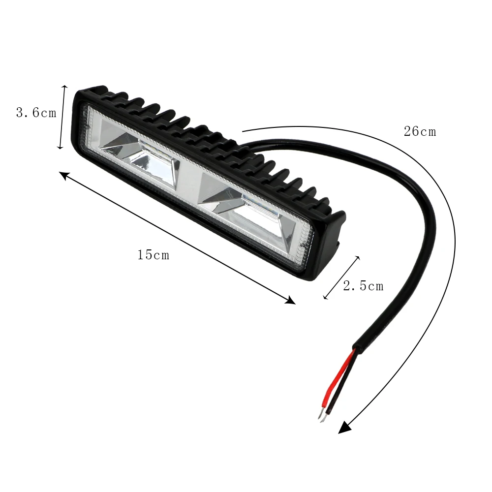 Лампа Рабочего Освещения Высокой Интенсивности 36 Вт Для Автомобиля Мотоцикла