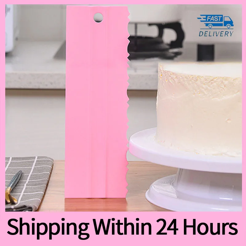 

Пластик масляный торт крем лопатка-скребок 4 шт./компл. Аксессуары для выпечки Кухня Fondont инструменты для украшения торта скребки гладкой