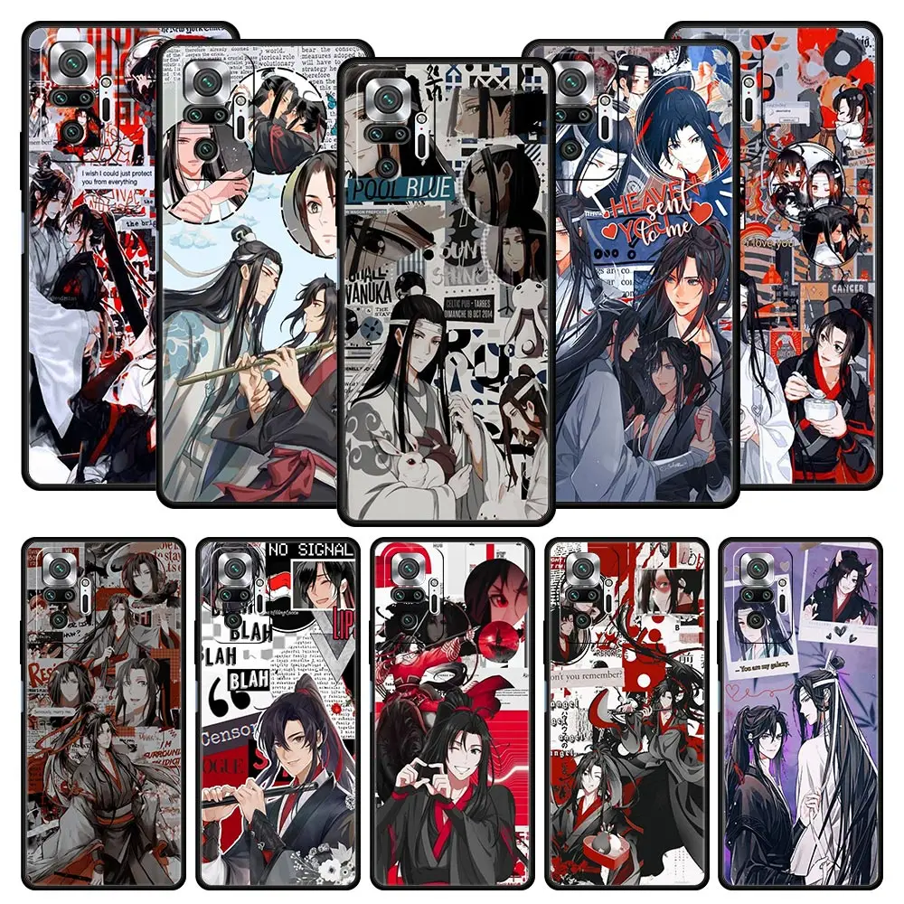 

Anime Mo Dao Zu Shi MDZS Case For Xiaomi Redmi Note 11 10 9s Pro K50 7 8 9 8A 9A 9C 8T 9T 11T 5G K40 Gaming Phone Cover Coque