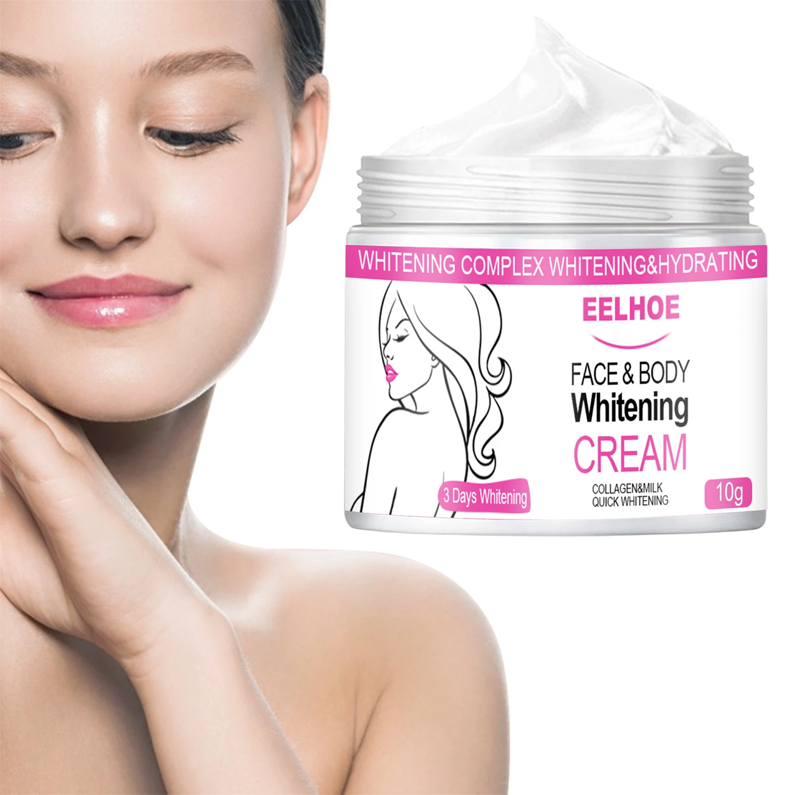 

Body Whitening Cream Skin Lightening Brightening Cream All Body Bleaching Dark Spot Corrector For Underarm Legs Knees