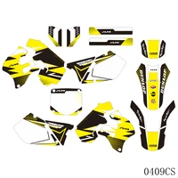 full graphics decals stickers motorcycle background custom number name for suzuki rm 125 250 rm125 rm250 1996 1997 1998