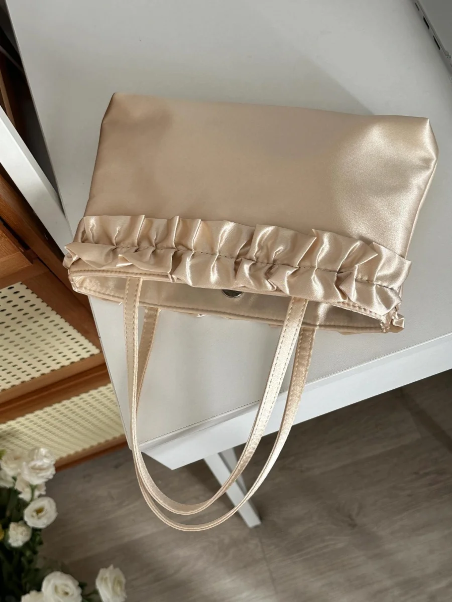 Женская атласная кружевная сумка Миягава под подмышек новинка 2024 для поездок