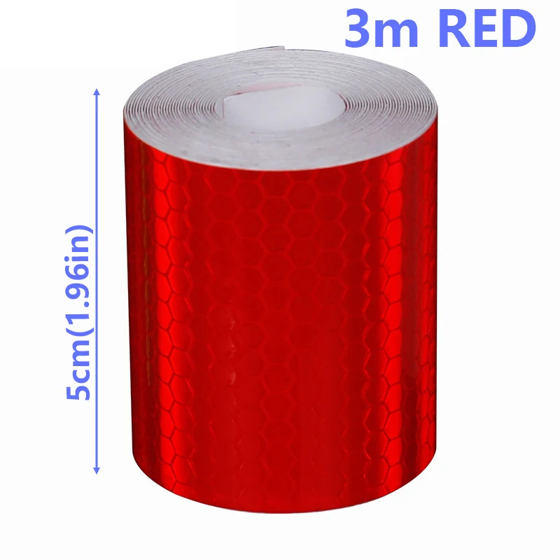 

Светоотражающая предупреждающая лента для автомобиля, мотоцикла, светоотражающая лента, предупреждение о безопасности, украшение автомобиля, наклейка, цветная сетка, отражатель ﻿