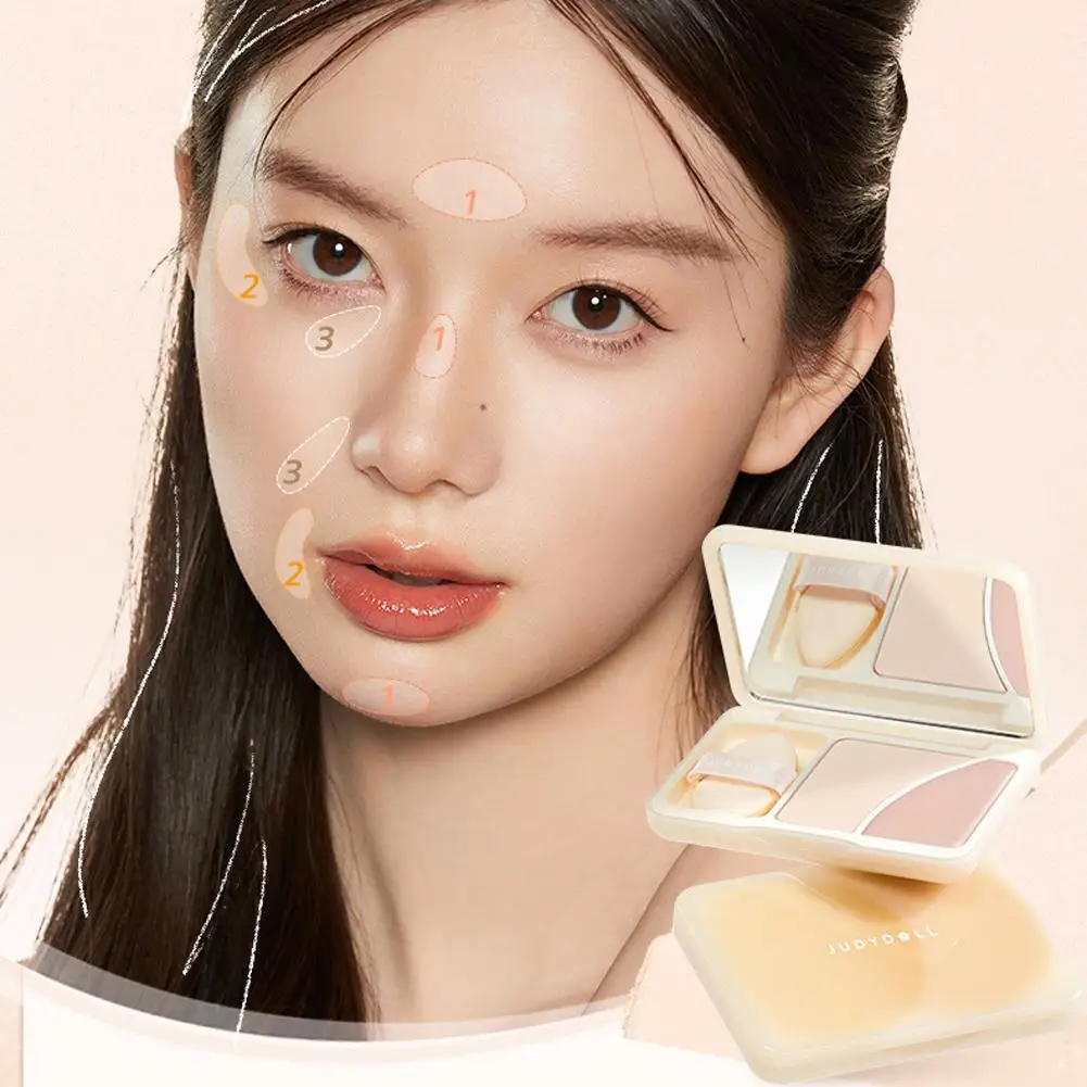 Хайлайтер Judydoll пудра для контура затенение 3D бронзер матовая сказочная макияжа