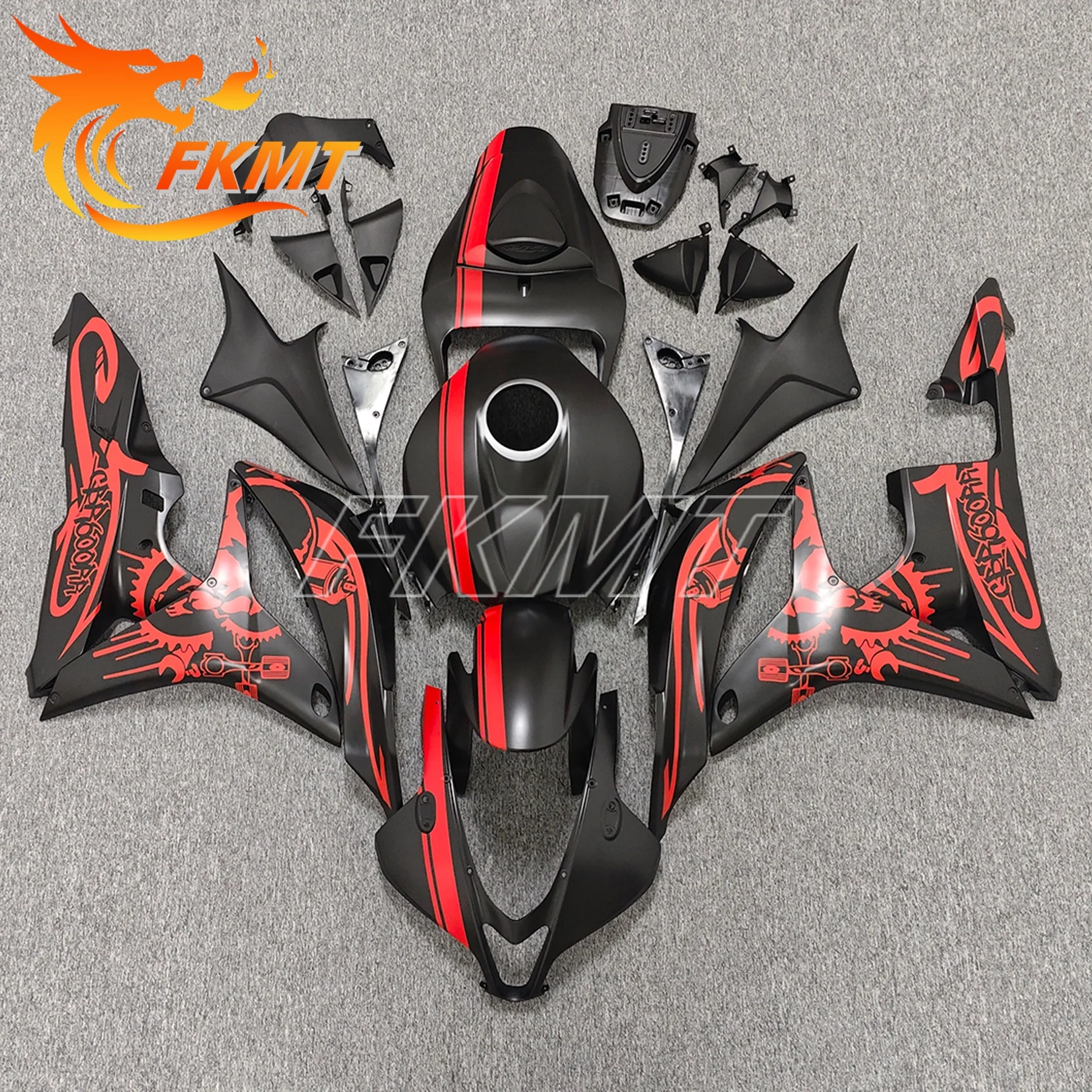 Фото Для HONDA CBR600RR CBR 600RR CBR 600 RR F5 2007-2008 мотоциклетный полный обтекатель, комплект кузова, литье под давлением ABS 07 08 №4