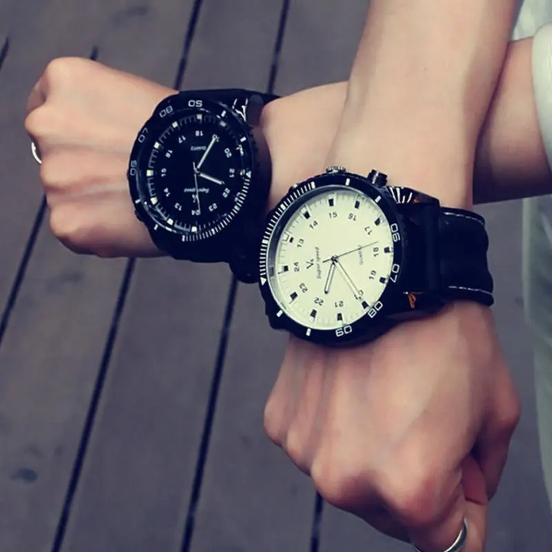 

Three-dimensional Silicone Watch Men's Sports Large Dial Neutral Wrist Watch Korean
