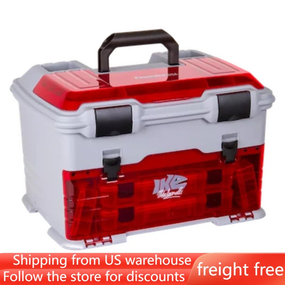 

Tackle Box, Fishing Organizer with Tuff Tainer Boxes Included, Zerust Anti-Corrosion Technology - Translucent ,freight free