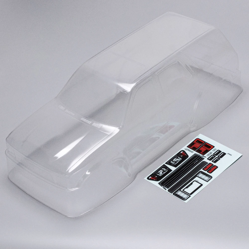 

1991 Toyota 4Runner PC Clear Body 313mm Wheelbase with Stickers for 1/10 RC Crawler Axial ​SCX10 II TRX4 RGT 86100 Redcat Gen