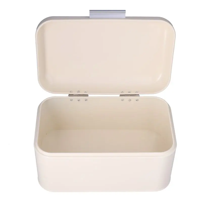 

White Bread Box, Bread Storage Box Odorless Large Capacity Anti Fingerprint for Home for Kitchen