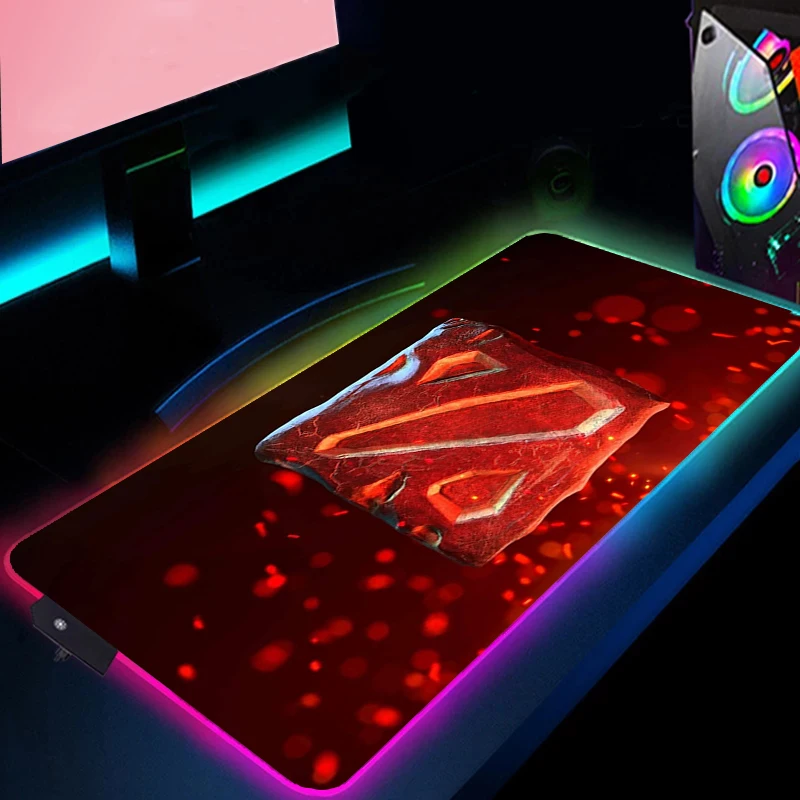 

Большой коврик для мыши с Rgb-подсветкой и клавиатурой
