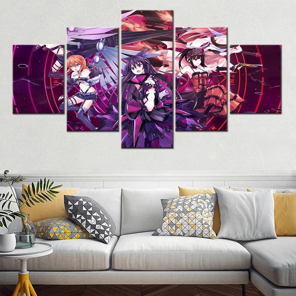 

Japan Anime Kuroko House Paintings Girls Room HD Prints Wall Art Pictures 5 Panels Posters Modern Home Decor Canvas Pictures