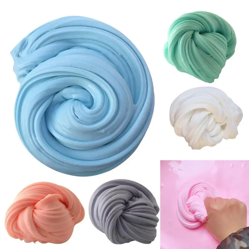 

60ml Fluffy Polymer Antistress Charms for Slimes Putty Slime Kit Plasticine Light Clay Kid Additives Toys DIY Gift Toy for Kids