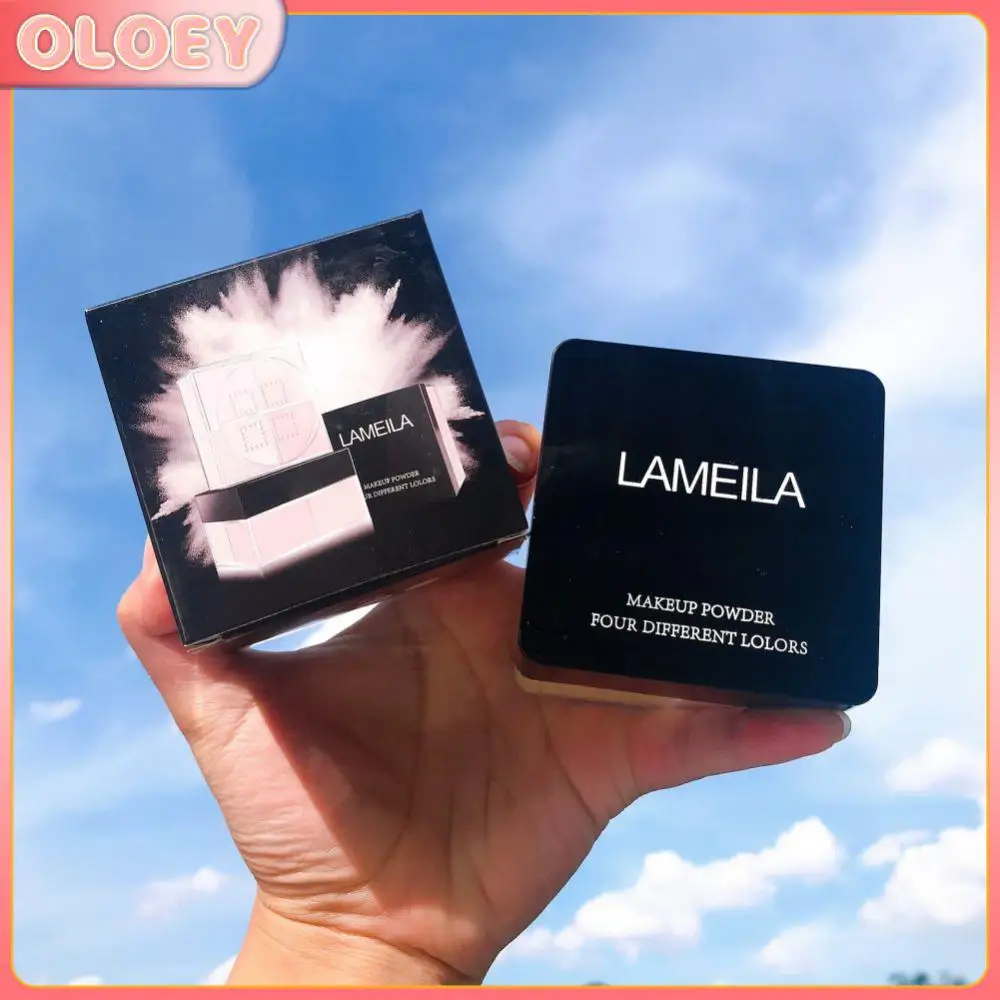 

Four Color Light Fixed Makeup Loose Powder Air Sensitive Honey Powder Waterproof Not Easy To Take Off Makeup Fog Face