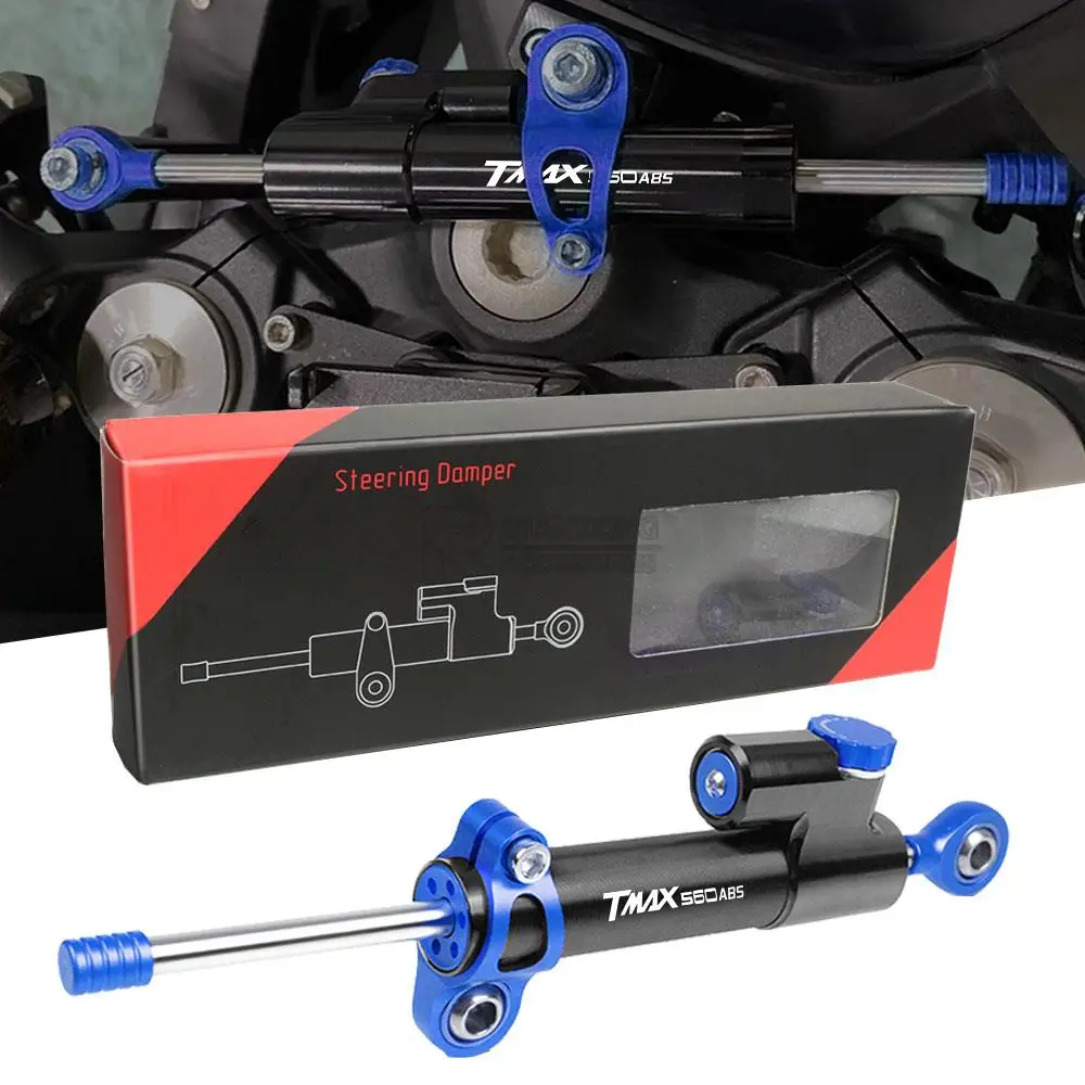 

2022 Motorcycle Accessories Steering Stabilize Damper Bracket Mount Kit Damping Parts For Yamaha TMAX560 TMAX 560 ABS All years