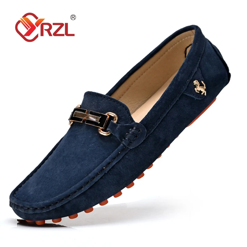 YRZL Size 48 Loafers Men Luxury Brand 