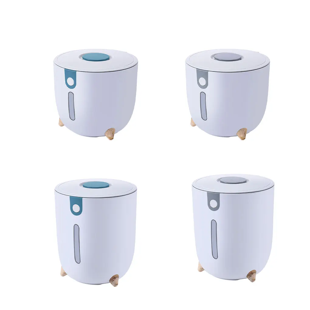 

Ведро для риса с широким горлом, многоразовый непромокаемый пыленепроницаемый влагостойкий герметичный дозатор без запаха, контейнер для ...