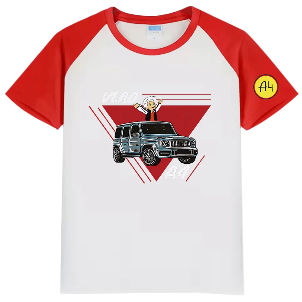 Children Clothing Girl Merch A4 T-shirt Summer Boys Graphic Tee Unisex Tshirt Kids Short Sleeves Мерч А4 Tees 100% Cotton Tops