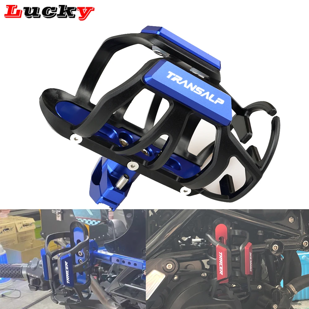 

Новинка для Honda TRANSALP 600 XL700V 700 XL 650 VY/V1-V7 Transalp мотоциклетная алюминиевая + резиновая бутылка для напитков и воды с ЧПУ