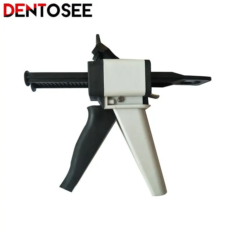 

Dental Impression Gun Mixing Dispensing Universal Dispenser Gun 1:1/2:1 Silicon Rubber Dispenser Gun 10:1 Dentist Tools