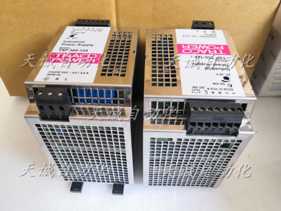 Новый оригинальный источник питания TRACO POWER Rail TSP 360-124 24VDC 15A 360W в наличии