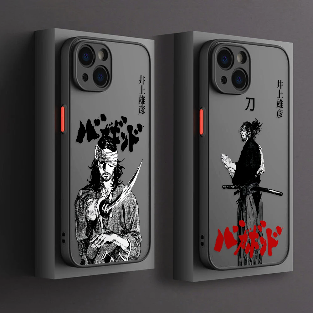 Фото Чехол для телефона Vagabond Inoue Takehiko Oppo Reno13 Reno8 Reno7 Reno6 Reno5 Reno4 Reno3 T F Pro 4G 5G, матовая прозрачная задняя крышка №2