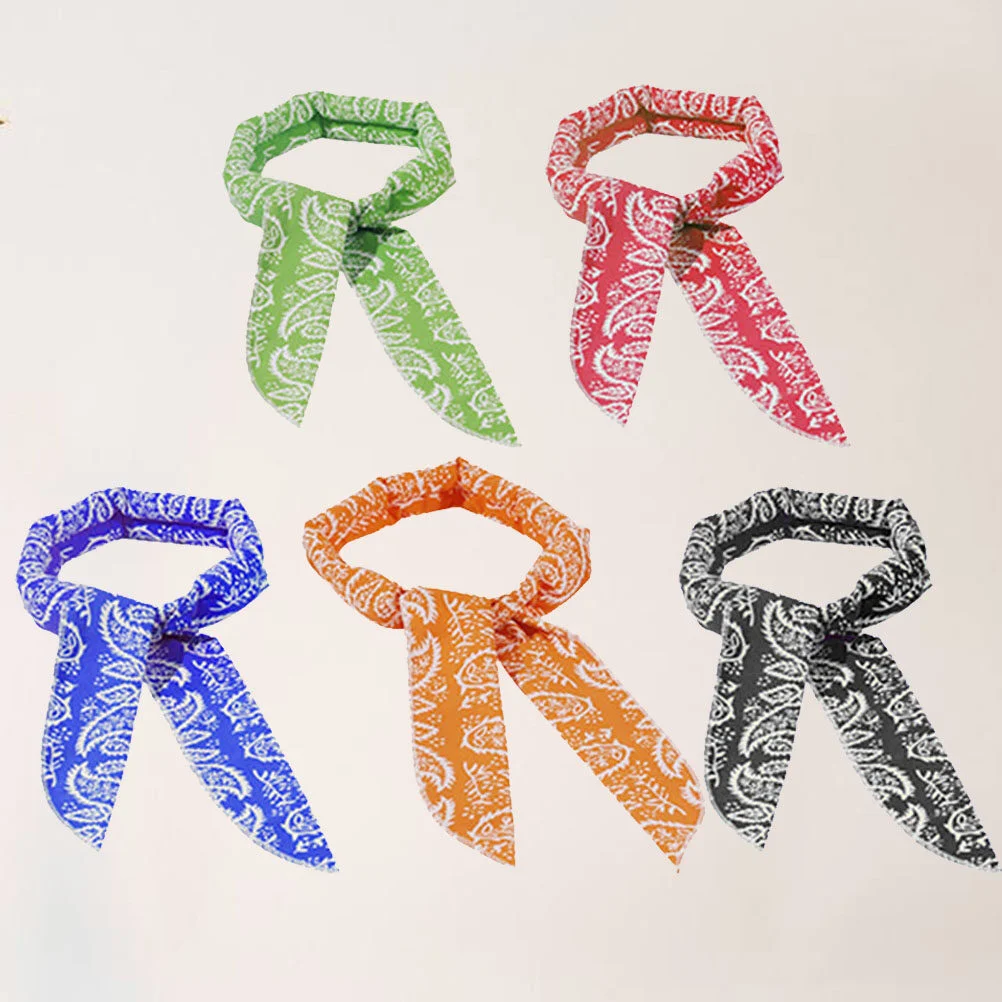 

5 Pcs Sports Cap Cooling Towel Headband Fast Drying Towels Chilling Scarf Japanese Korean