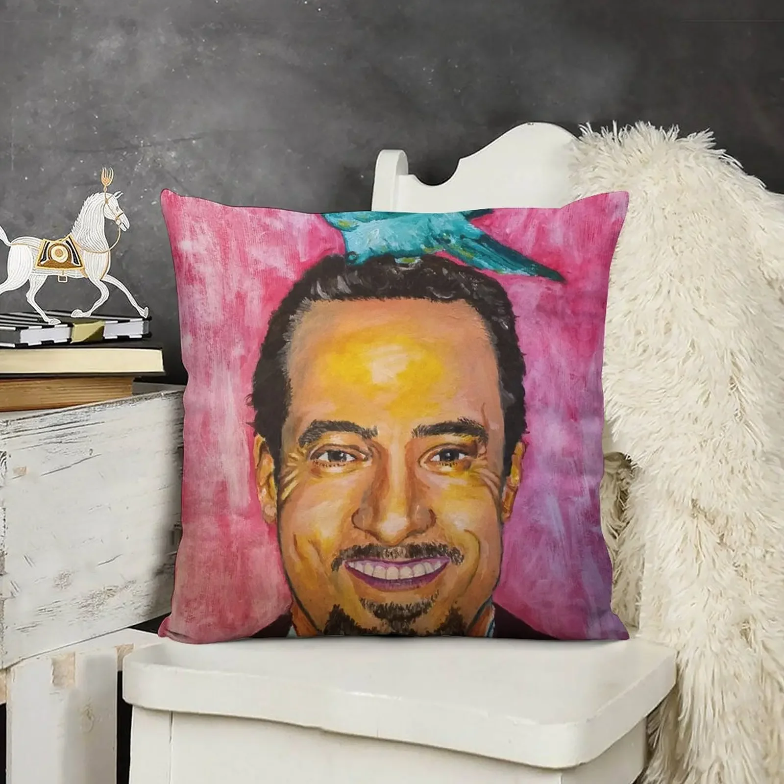 Дерен Браун Подушка Наволочка аниме девушка Новогодняя подушка