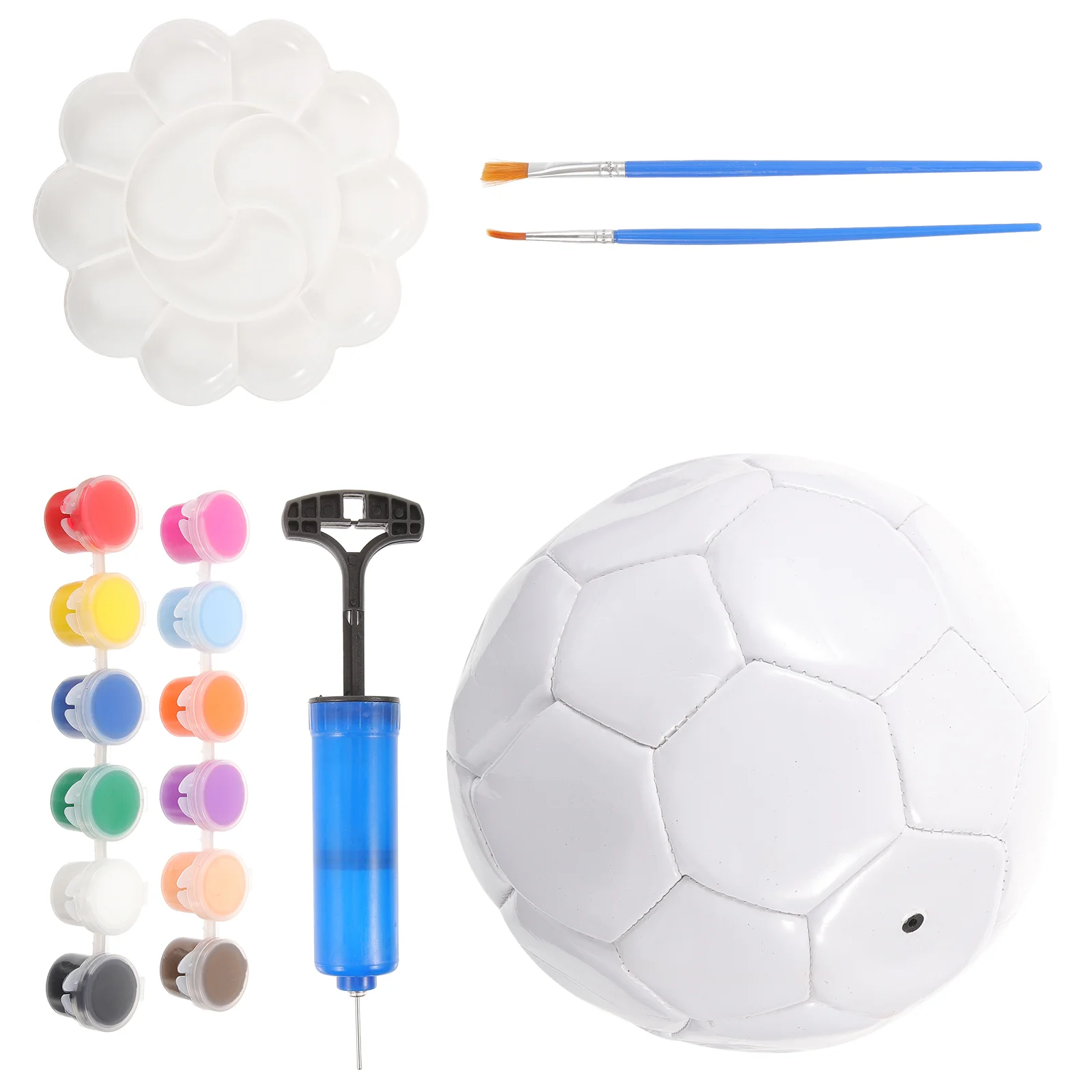 

Футбольные мячи, Многофункциональный ручной маленький футбол, без надписи «сделай сам», Незаконченный пластиковый рисунок, удобный граффити для родителей и детей