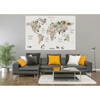 vinyl photography backdrops props physical map of the world vintage wall poster home school decoration baby background dw 40