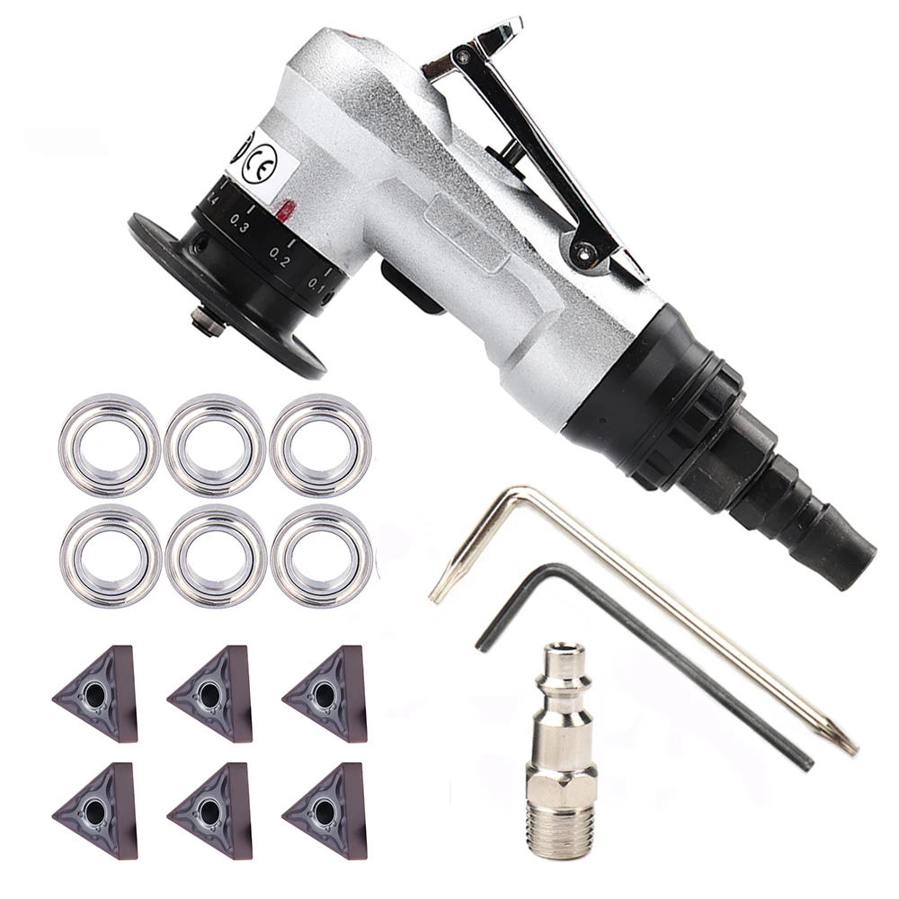 

Мини-пневматический станок для снятия фаски Портативный инструмент для обрезки металла 45 градусов Ручной станок для снятия фаски и аксессуары Инструмент для снятия заусенцев с металла