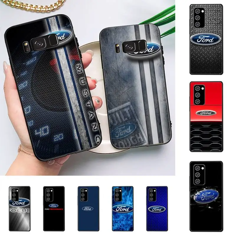

Luxury Brand Car Ford Logo Phone Case For Samsung Galaxy Note 10Pro Note 20ultra note20 note10lite M30S