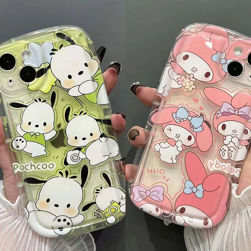 

Sanrio чехол для телефона Hello Kitty понравило Kawaii прозрачный для Iphone 14 13 12 11 Pro Max Xr 7 8 Plus мобильный телефон Мягкий чехол Подарок