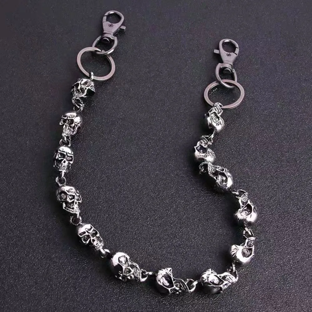 Готический панк тяжелая поясная цепочка винтажная мужская в стиле хип-хоп для