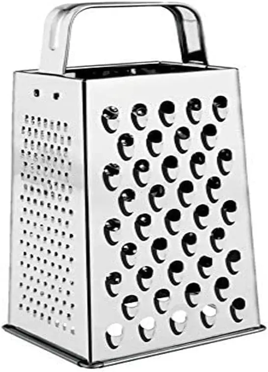 

Grater 4 Faces Stainless Steel 9' 24cm - YA42 - Grater Vegetable Potato Cucumber Carrot Slicer Chopper Fruit Peeler Cutter T