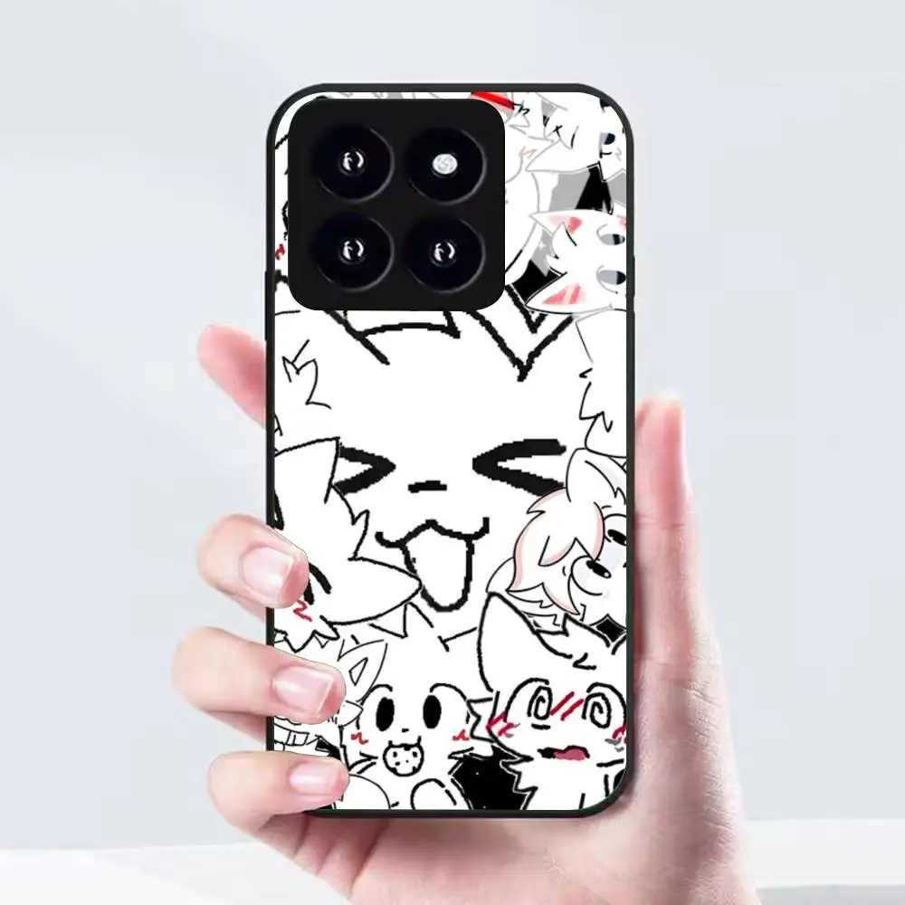 Фото Чехол для телефона Furry Cute Art Boykisser-r для Xiaomi 17 15 14 13 12 Mi 11 X T Ultra Pro Lite 5G, черный, стеклянный №5