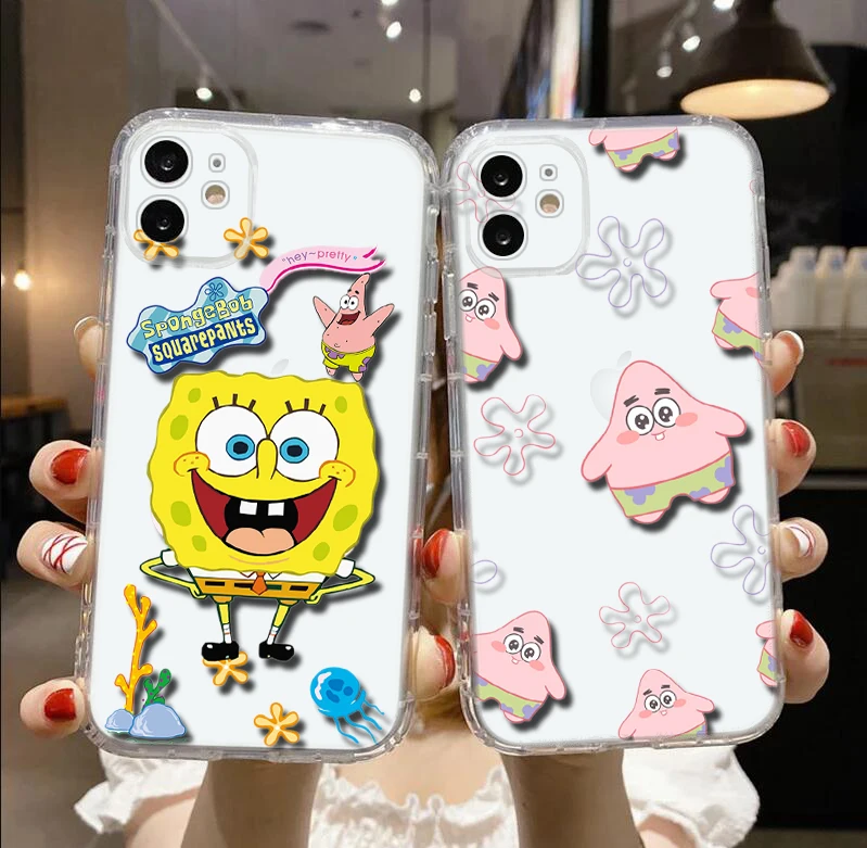 Мягкий чехол R16 SpongeBob SquarePants для Moto G Play E20 E4 E40 E5 E6 E6S E7 Power Edge 20 Lite Pro G200 G30 G4