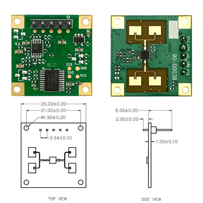 

HLK-LD1115H-24G MmWave датчик обнаружения присутствия человека, модуль движения
