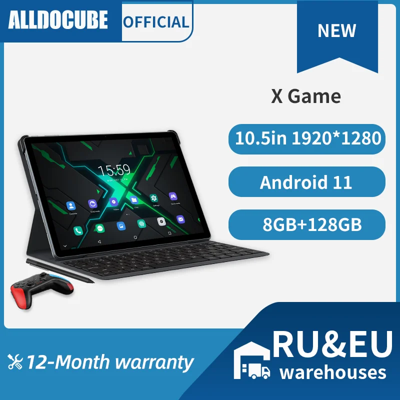 ALLDOCUBE X Game 10 5-дюймовым дисплеем восьмиядерным процессором ОЗУ 8 Гб ПЗУ 128 ГБ Android 11 |