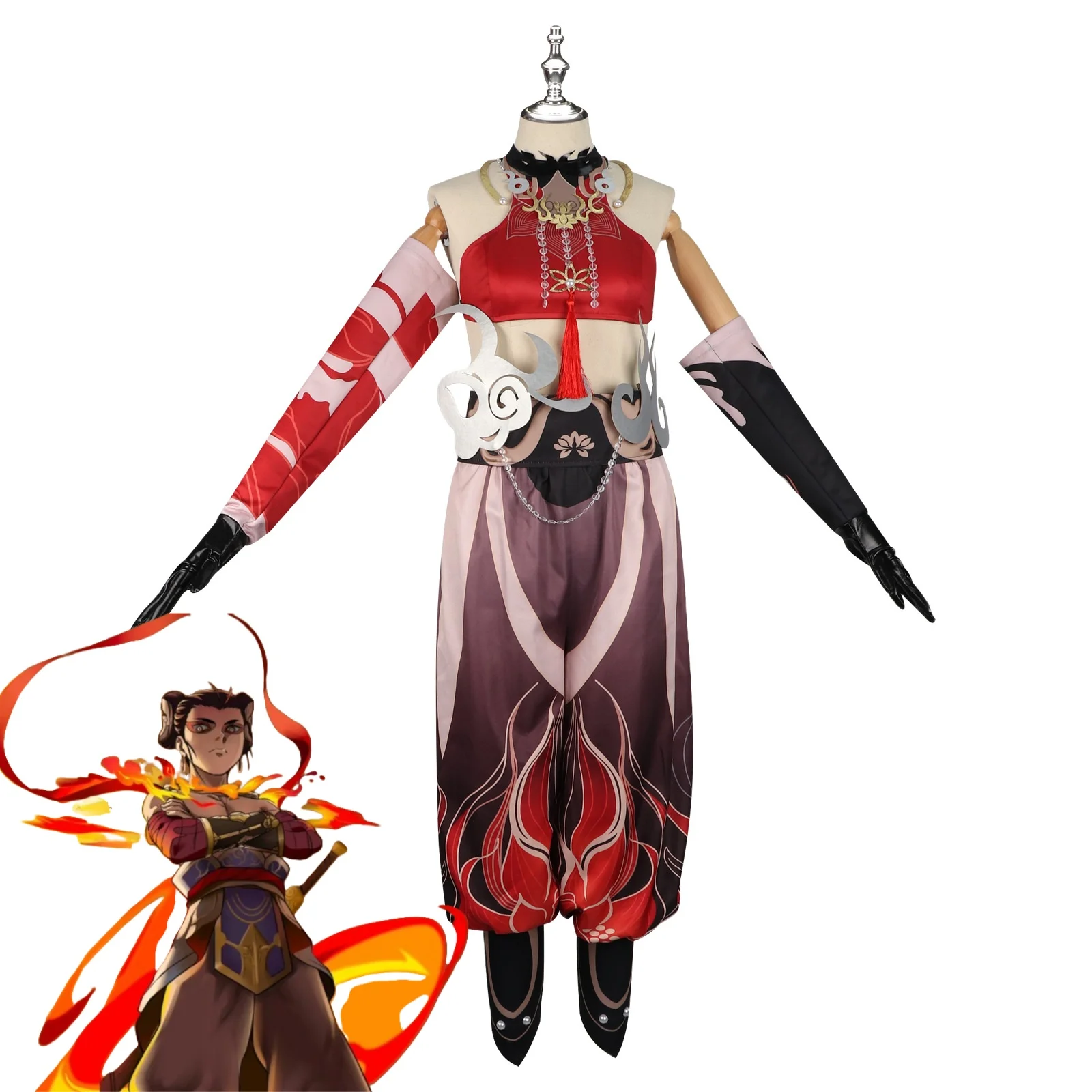 Черный миф: Wukong Nezha игровой костюм для косплея праздничная одежда