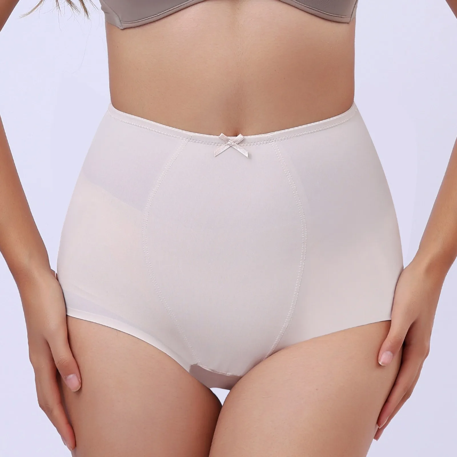 

High Waist Panties For Women Ice Silk Shapewear Shorts Shapewear Ladies Models Thighs Slim Techniques Belly Butt Lift Underpants