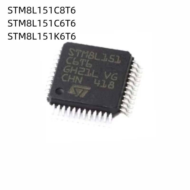 

5 шт./партия STM8L151C8T6 STM8L151C6T6 STM8L151K6T6 QFP Новый MCU