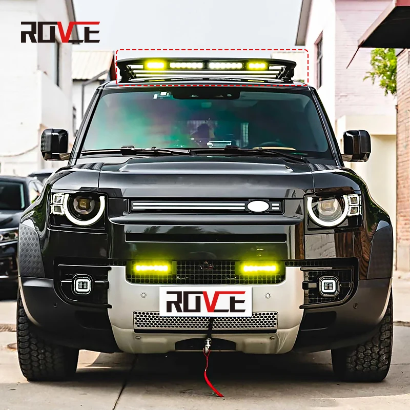 ROVCE багажник на крышу стандартная лампа стойка для внедорожных фонарей Land Rover